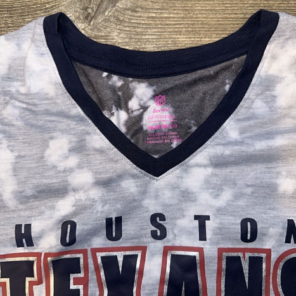 Houston Texans Teens Juniors Med Short Sleeve Shirt. Gray. Authentic. $27.99.B - Picture 3 of 6